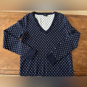 Club Monaco Italian yarn polka dot sweater - size medium